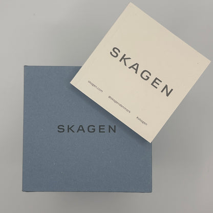 Skagen Freja Vit/Läder