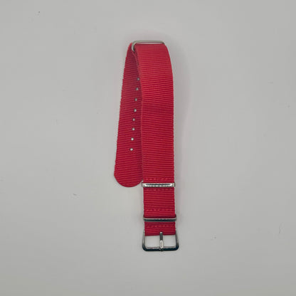 Natoarmband Omega X Swatch Röd